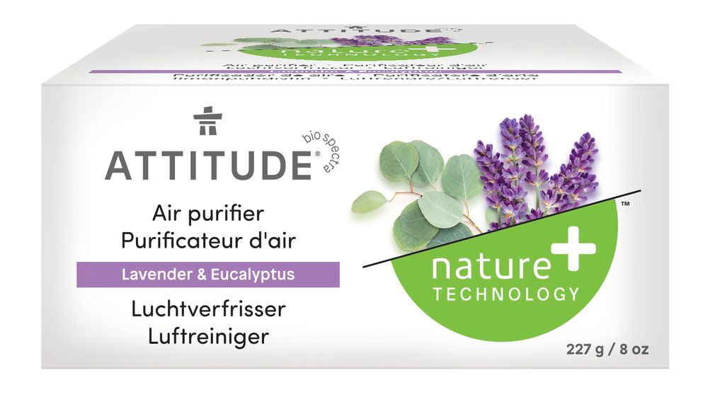 Attitude Prírodný čistiaci osviežovač vzduchu s vôňou levandule a eukalyptu 227 g